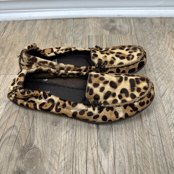 Hush Puppies Shoes - Hush Puppies Ceil H507064 Brown Animal Print Loafer Shoes size 11 M